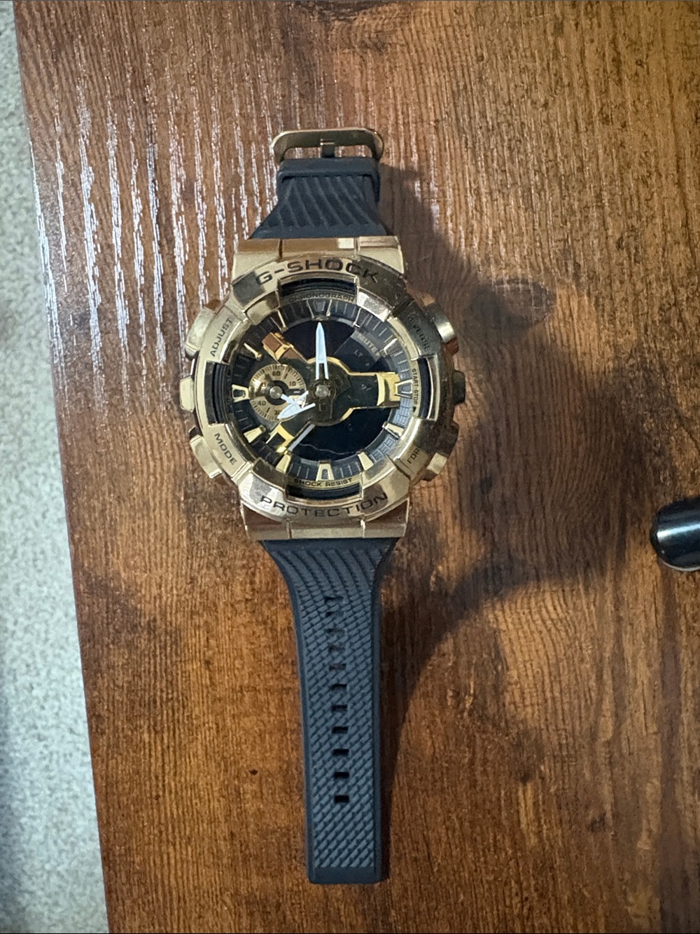 G-Shock Black and Gold Men's Sport Watch